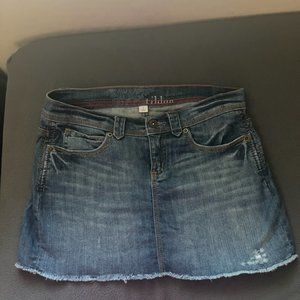 Tildon denim mini skirt